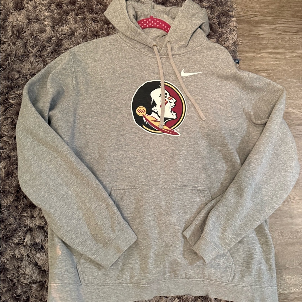 Nike Gray Men's FSU hoodie